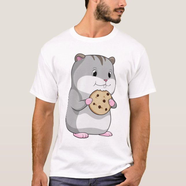Camiseta Hamster con Cookie (Anverso)