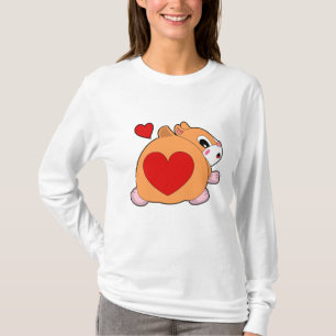 Camiseta Hámster con corazón