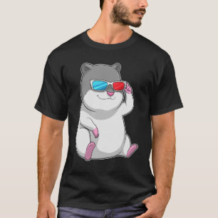 Camiseta Hamster con gafas