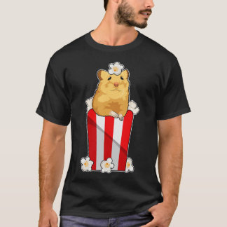 Camiseta Hámster con palomitas de maíz