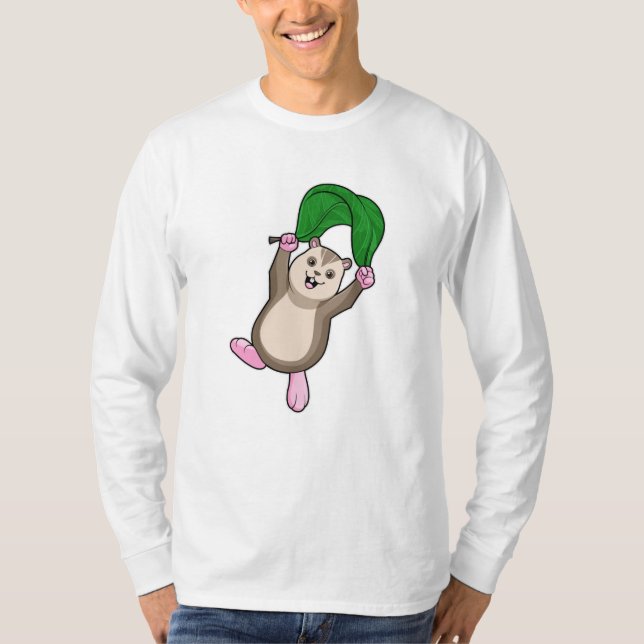 Camiseta Hámster con paracaídas (Anverso)
