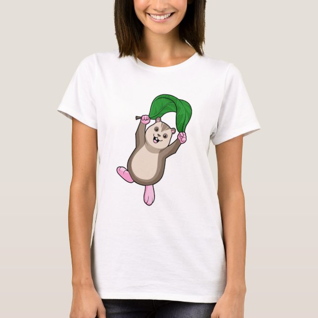 Camiseta Hámster con paracaídas (Anverso)