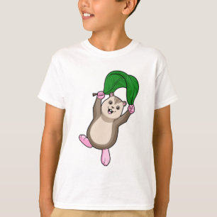 Camiseta Hámster con paracaídas