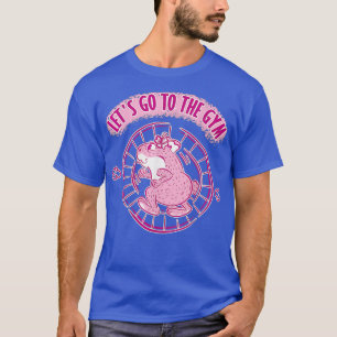 Camiseta Hámster corriendo en el gimnasio de ruedas