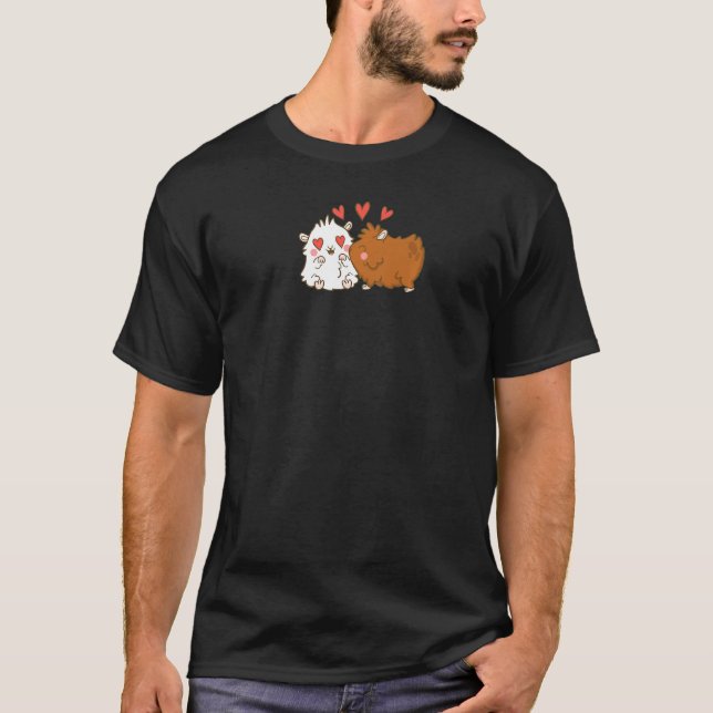 Camiseta Hamster Couples Boda Aniversario Compromiso Par (Anverso)