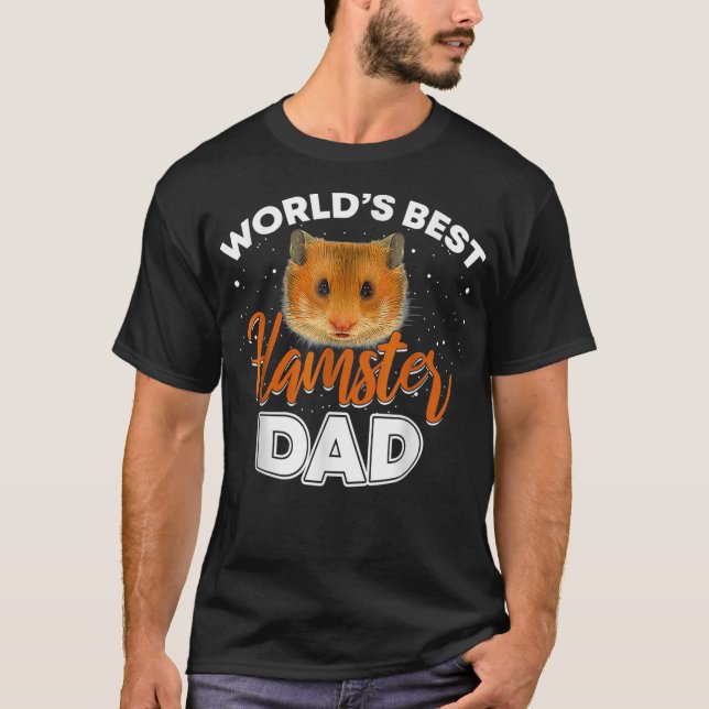 Camiseta Hamster Dad Niños Hombres Traje de Vestido Hammy (Anverso)