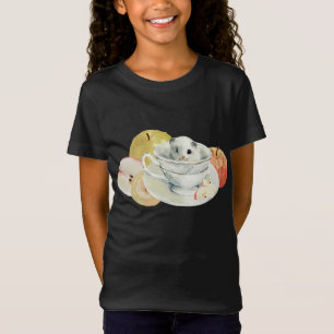 Camiseta Hamster De Apple En Teacup Yummy Fruit Food Sweet