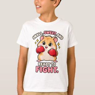 Camiseta Hámster de boxeo lindo listo para luchar