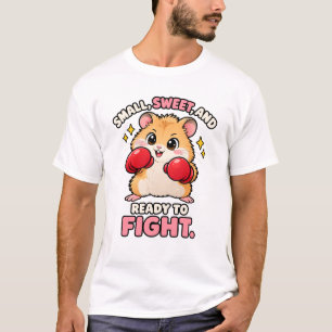 Camiseta Hámster de boxeo lindo listo para luchar