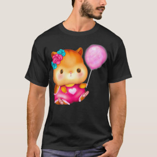Camiseta Hamster de verano y estuche de globo rosa
