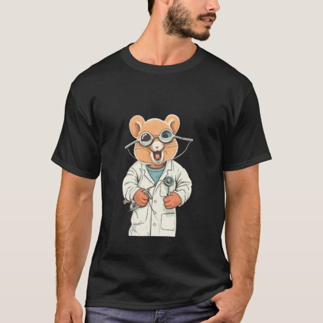 Camiseta Hamster Dentista Asistente Dental Higiénico Hamste (Anverso)