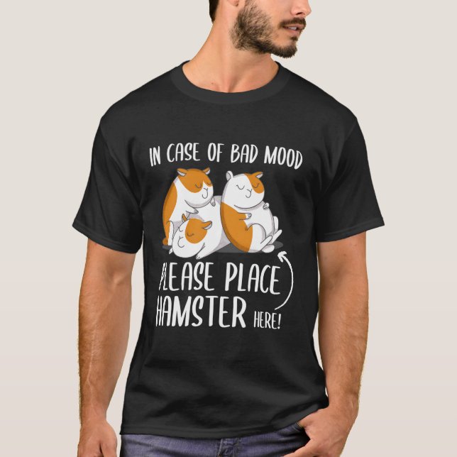 Camiseta Hamster Dice Que La Madre De Hamster Se Cuide Con  (Anverso)