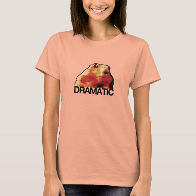 Camiseta hámster dramático/chipmunk/perro príncipe (Anverso)