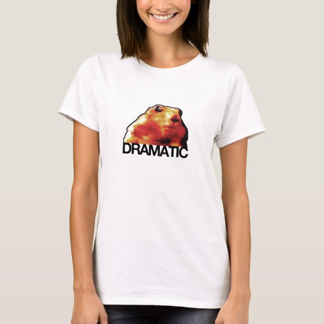 Camiseta hámster dramático/chipmunk/perro príncipe (Anverso)