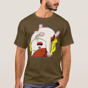Camiseta Hámster en Dormir en la Espalda