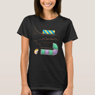 Camiseta Hamster En Maze Golden Hamster