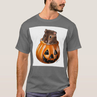 Camiseta Hámster en una calabaza obra de arte original de S