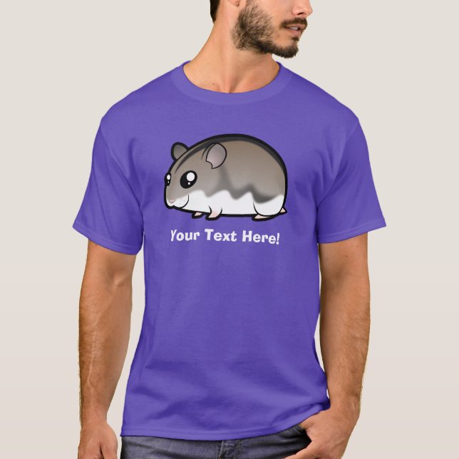 Camiseta Hámster Enano de Dibujos Animados (Anverso)
