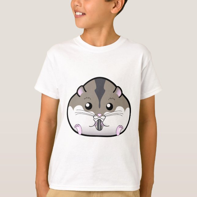 Camiseta Hámster enano ruso gordo (Anverso)