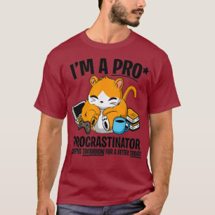 Camiseta Hamster Faul Procrastinen chiste regalo divertido