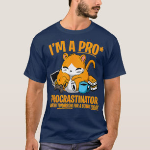 Camiseta Hamster Faul Procrastinen chiste regalo divertido