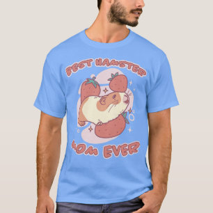 Camiseta Hamster femenino dice fresa a la mejor madre de Ha
