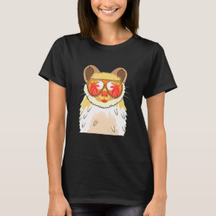 Camiseta Hamster Gafas de Sol Playa Piscina de verano Fiest