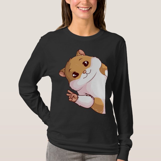 Camiseta Hamster Hammy Women Kids Boys Girls (Anverso)