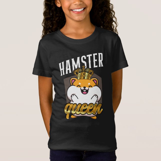Camiseta Hamster Hamster Queen (Anverso)