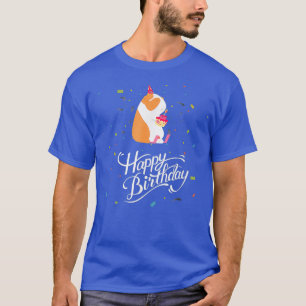 Camiseta Hamster Happy Birthday T Shirt