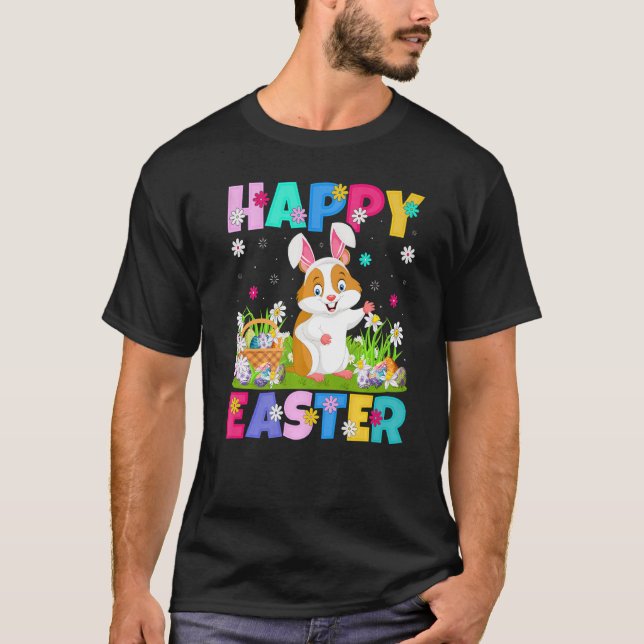 Camiseta Hamster Happy Easter Bunny Hamster Easter Sunday (Anverso)