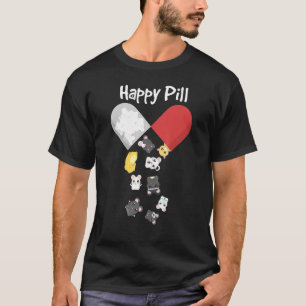 Camiseta Hamster Happy Pill Hamster Mom Dad
