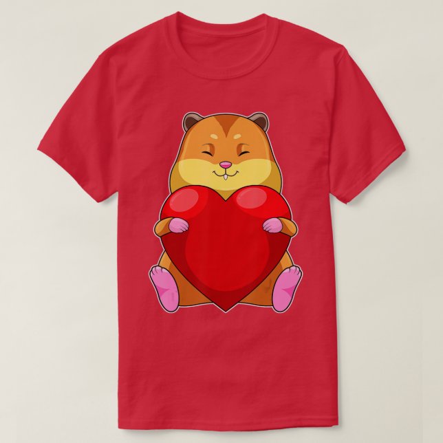 Camiseta Hamster Heart (Diseño del anverso)