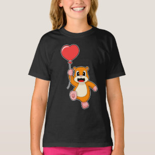 Camiseta Hamster Heart Balloon
