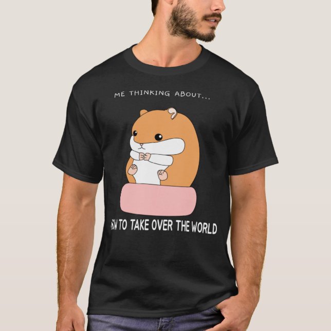 Camiseta Hamster How to Take Over the World (Anverso)