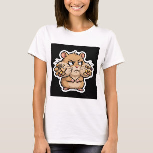 Camiseta Hámster Juzgón de Reojo Divertido