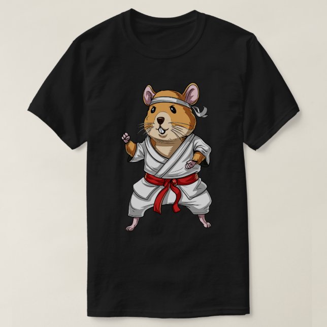 Camiseta Hamster Karate (Diseño del anverso)