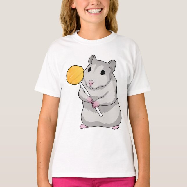 Camiseta Hamster Lollipop (Anverso)