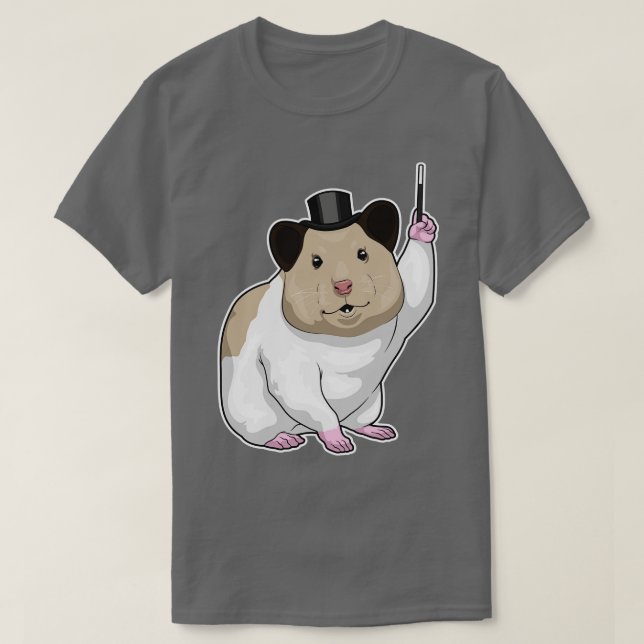 Camiseta Hamster Magician Magic Wand (Diseño del anverso)