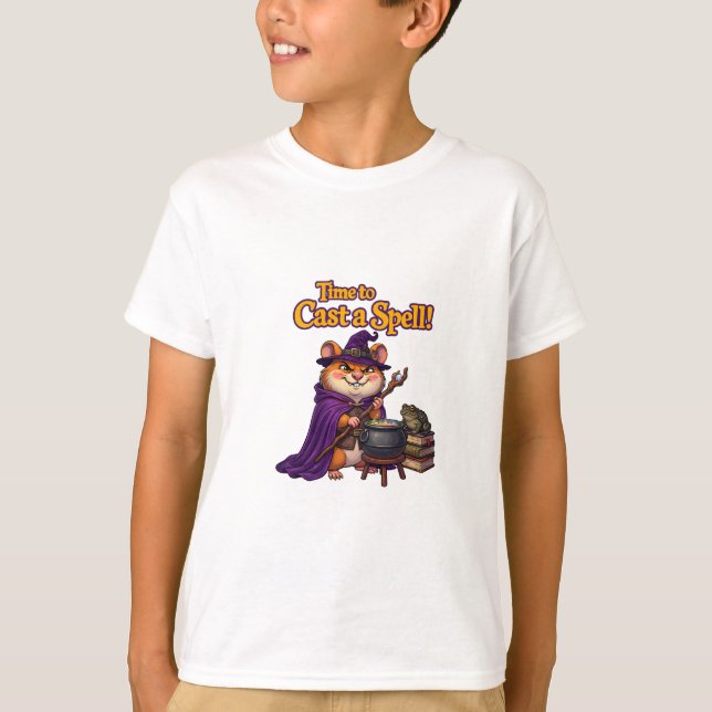Camiseta Hamster Mago Bonito  (Anverso)
