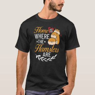Camiseta Hámster Mascota Animal Cute Cages Ball Wheel Food