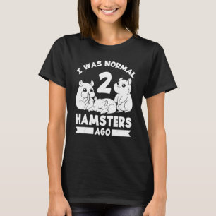 Camiseta Hámster Mascota Animal Cute Cages Ball Wheel Food