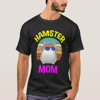 Camiseta Hamster Mom Costume Amantes Regalos Niños Mujeres