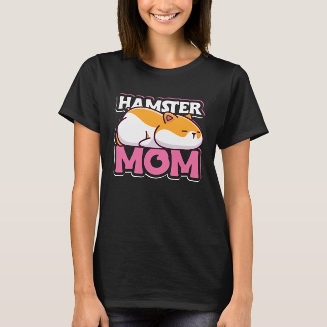 Camiseta Hamster Mom Dwarf Syrian European Golden Lover Ham (Anverso)