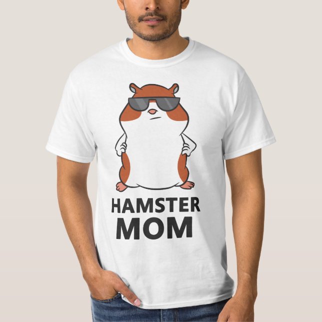 Camiseta Hamster Mom Funny Hamster Mama  (Anverso)