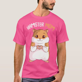 Camiseta Hamster Mom Hammy Chicas Mujeres