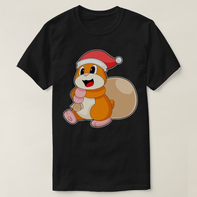 Camiseta Hamster Navidad Sack (Diseño del anverso)