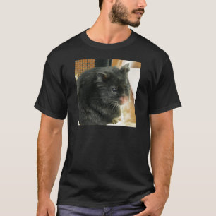 Camiseta Hámster negro