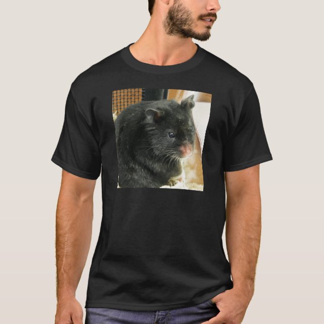 Camiseta Hámster negro (Anverso)
