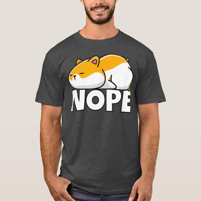 Camiseta Hamster Nope (Anverso)